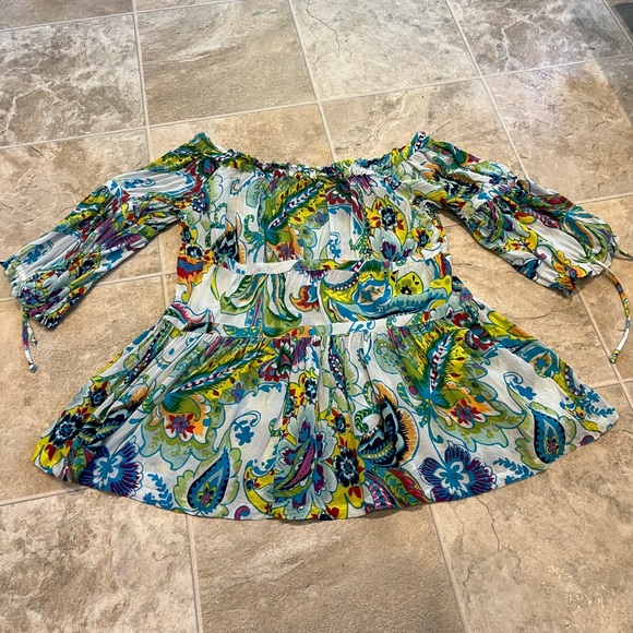 🌿 Anthropologie Maeve Off-Shoulder Top – Size S (Fits M) - Picture 8 of 9